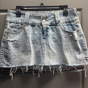 Denim Mini Skirt